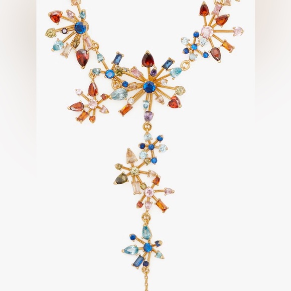 Kate Spade Firework Floral Statement Necklace and Statement Earrings - Picture 3 of 4